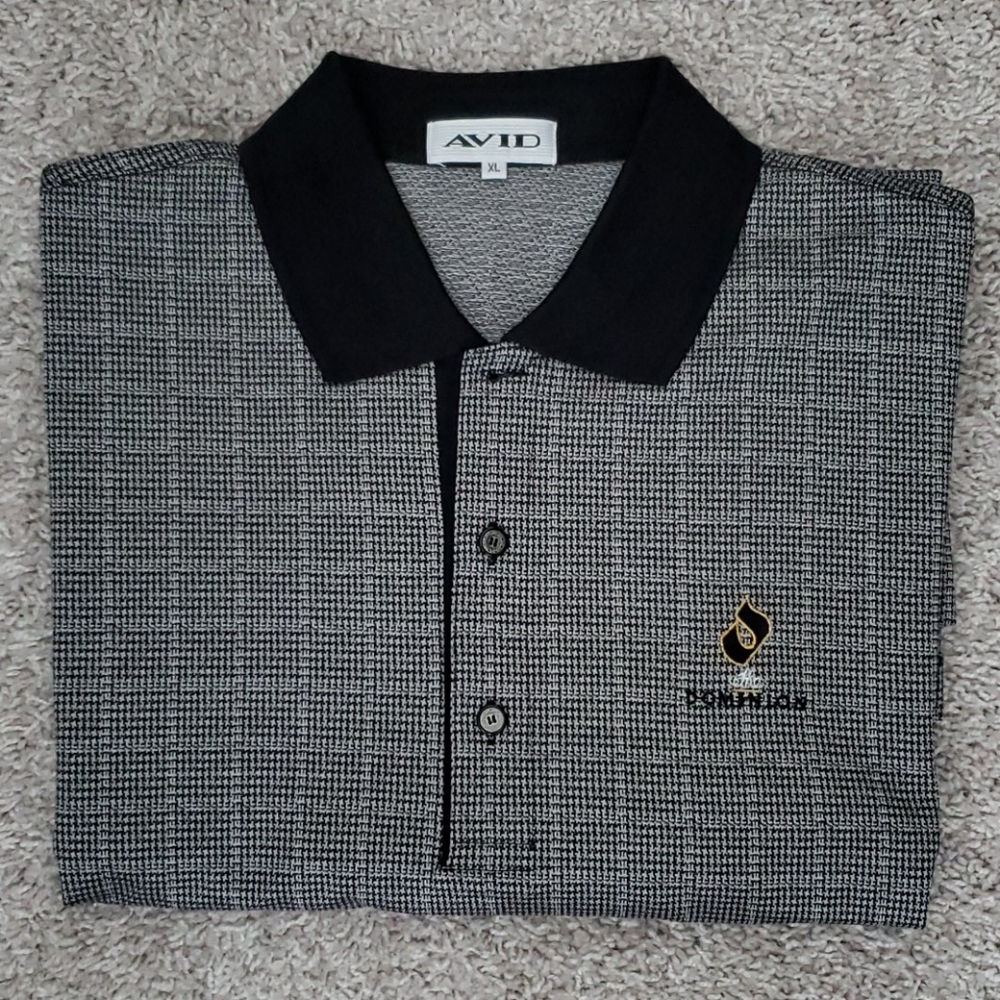 [NWOT] Avid Black & White Polo